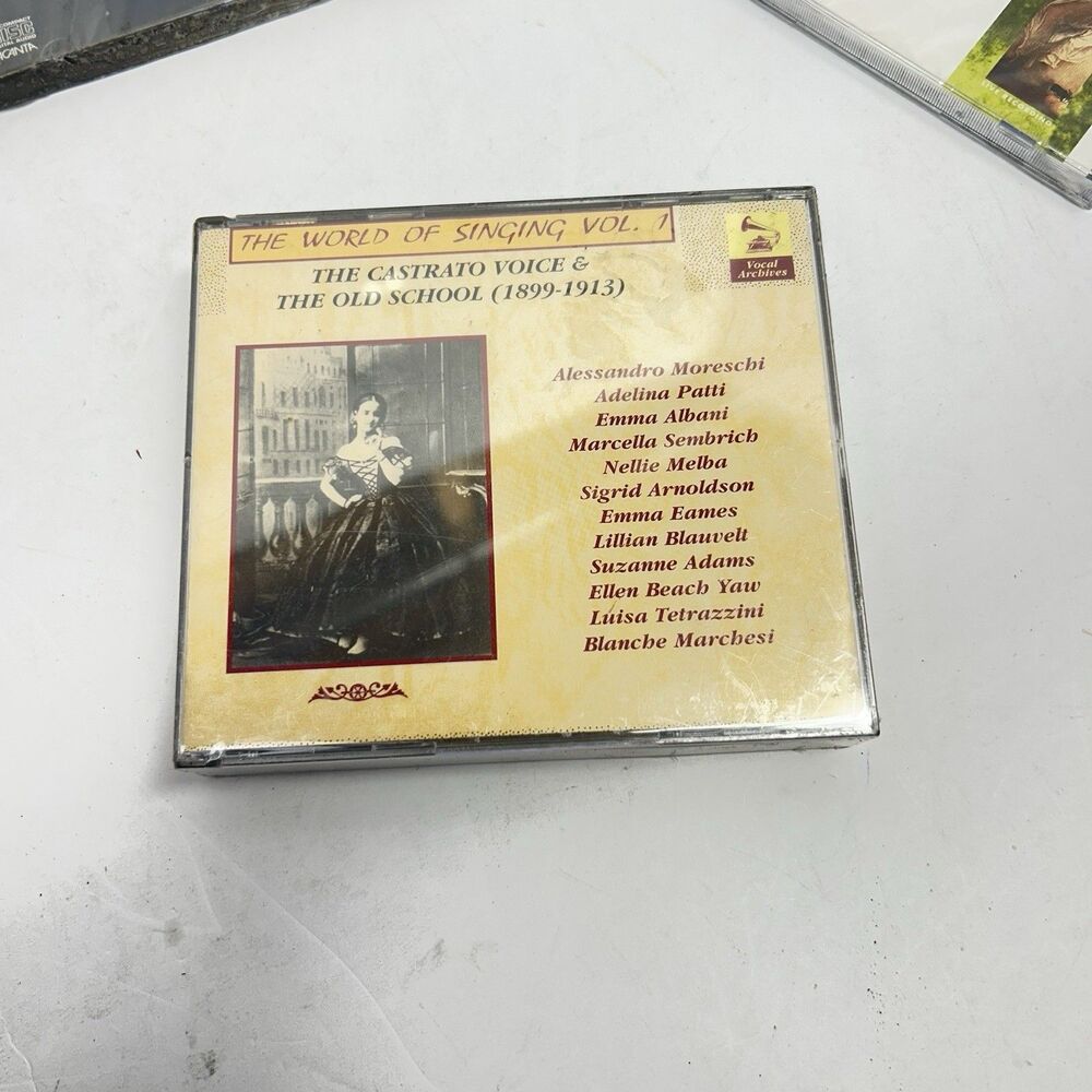 FACTORY SEALED The World of Singing Vol 1 Castrato Voice & Old School 2-CD Set
